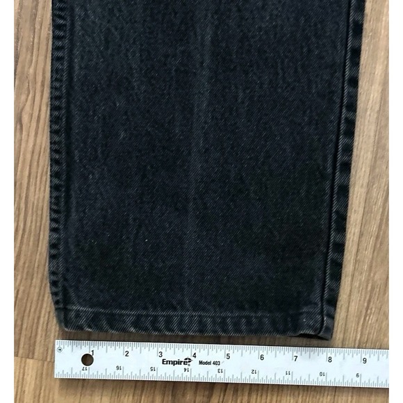 Vintage Levis 540 Jeans Mens 37x35 (tag 38) Black Relaxed Fit Made USA 90s Tall - Picture 12 of 12